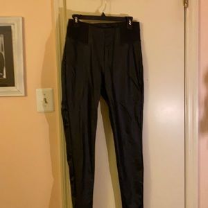 Faux leather leggings